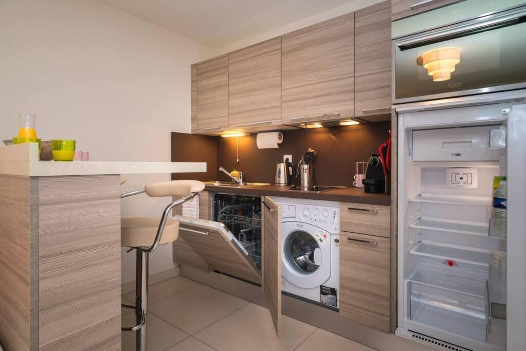 Studio Neuf - Portes De Monaco - Confort - Wifi - Clim المظهر الخارجي الصورة
